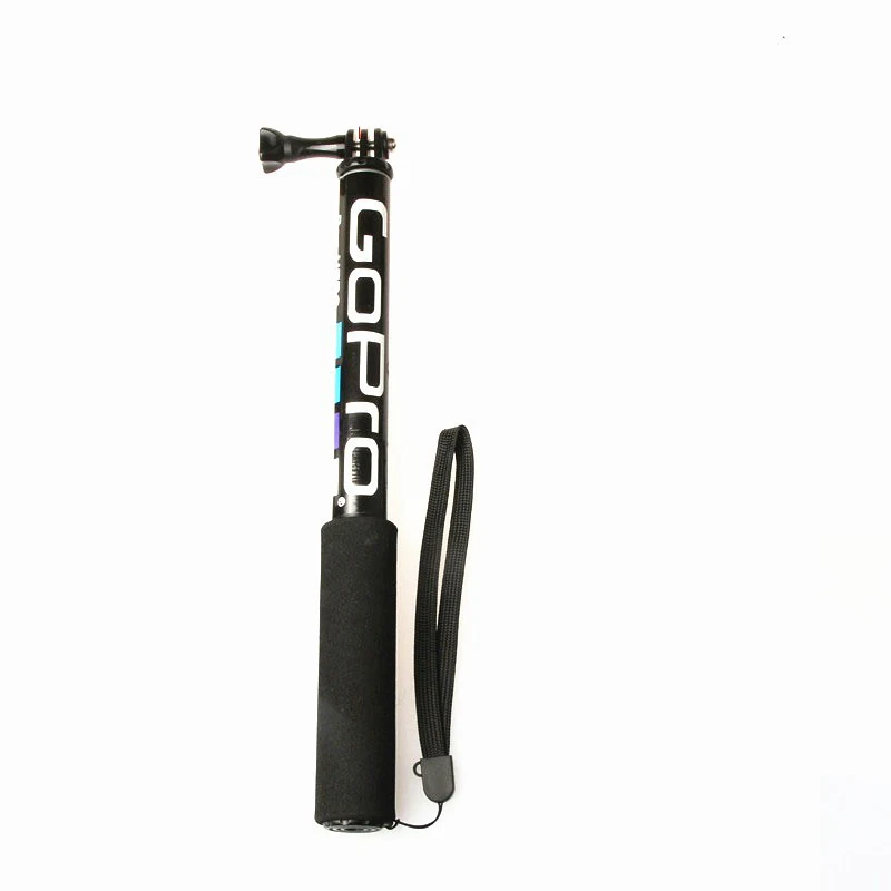 Only Monopod Селфи палка ручной выдвижной полюсный монопод держатель телефона адаптер для Go Pro HERO 8 7 6 5 4 Xiaomi YI 4K Lite SJCAM SJ5000 - Цвет: Only Monopod