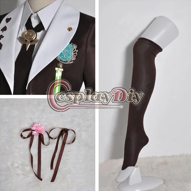 Cosplaydiy аниме Amnesia Heroine игра платье школьная форма косплей костюмы на заказ для
