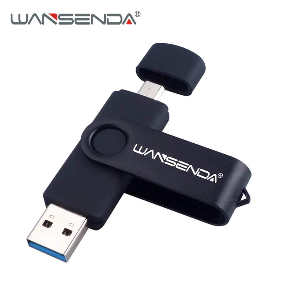 Новый usb 3 0 WANSENDA OTG USB флеш накопитель для Android/планшета 16 гб 32 64 128 256 флешка 2 в 1 Micro