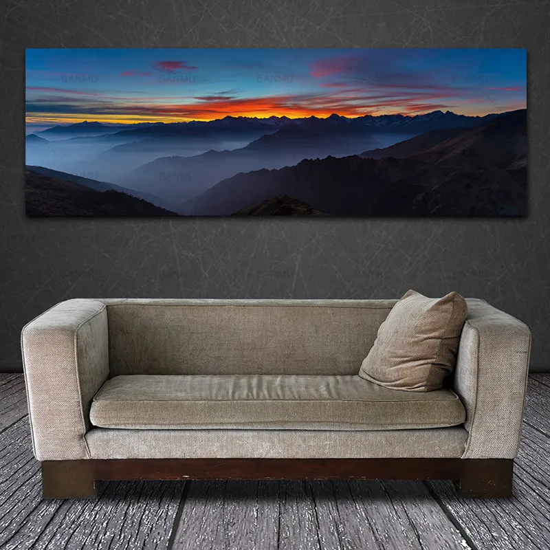 Картина изображение на стене Художественная печать облако Холст Плакаты