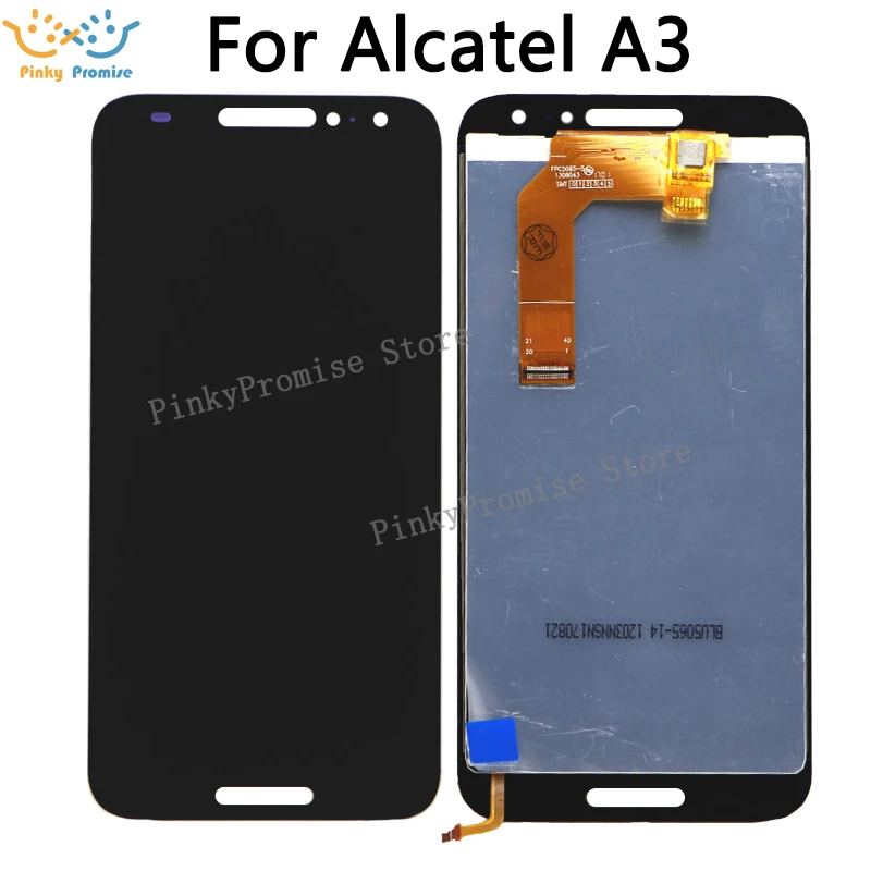 ЖК дисплей и сенсорный экран 5 дюймов в сборе подходит для Alcatel A3 A 3 5046 5046D 5046X +