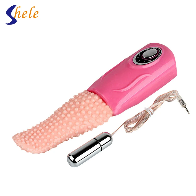 Водонепроницаемый Ультра-тихий Мини Вибрационный Язык Секс-Игрушки Клитор