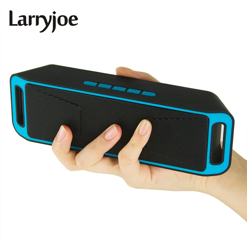 Larryjoe беспроводной динамик Bluetooth 4 0 Caixa De Som стерео сабвуфер колонки TF USB FM радио