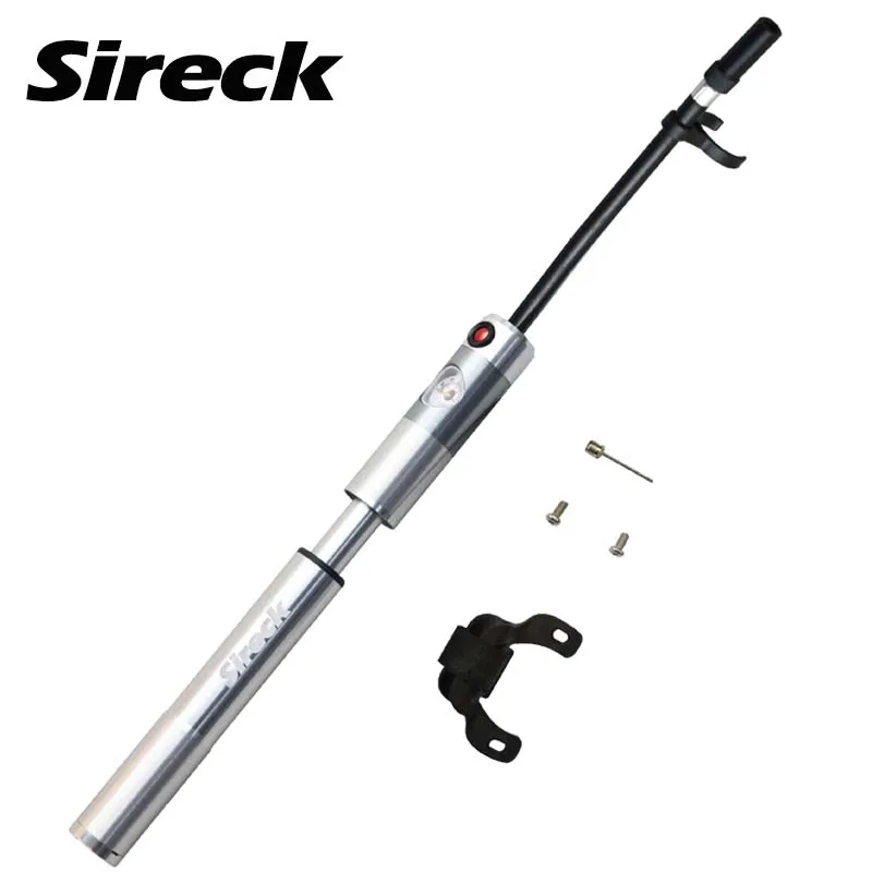 Портативный велосипедный мини-насос Sireck 210Psi высокой мощности из алюминиевого