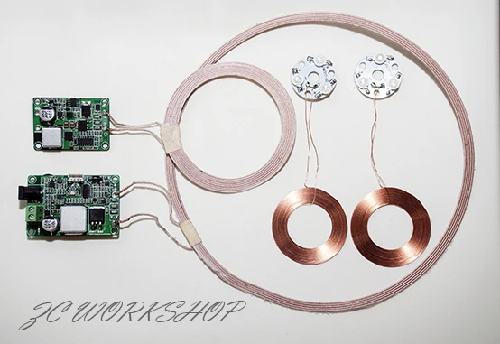 Схема беспроводного зарядного модуля с дистанционным управлением 50 Вт (&gt мм)