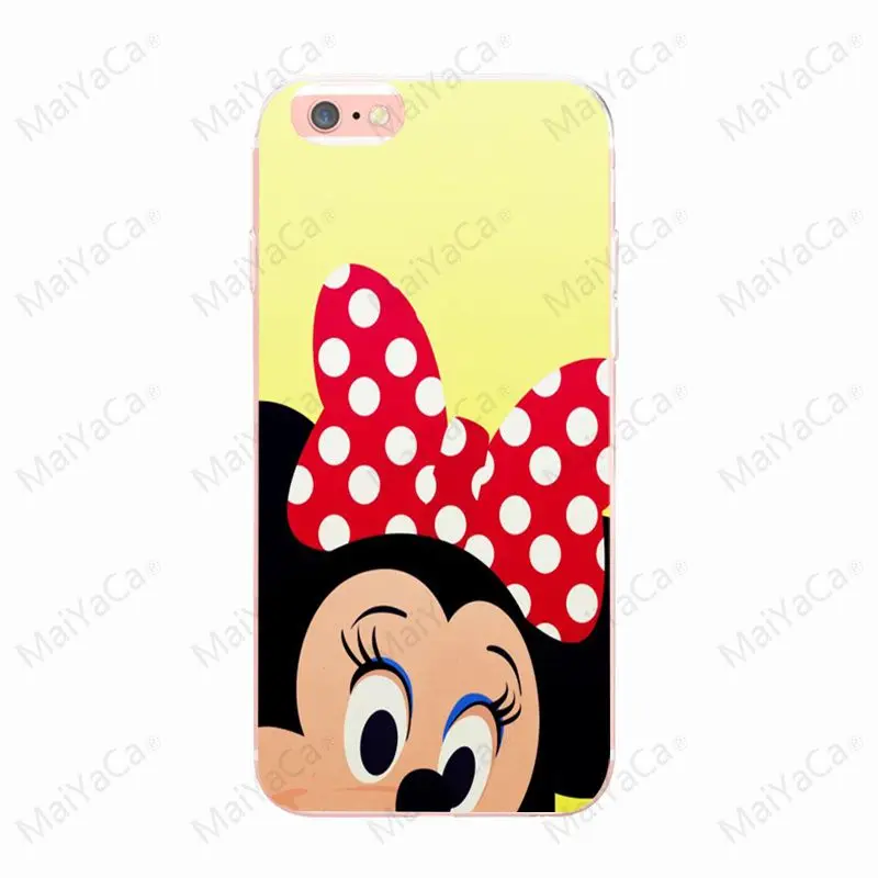 9 MaiYaCa Минни Маус для Apple iphone X XR XS для iphone 7, 7 plus TPU чехол для телефона iphone 8 8plus 6 6s plus 5 5S SE чехол для телефона - Цвет: 9