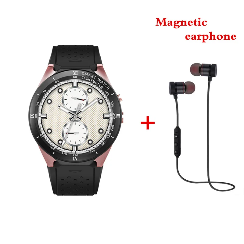 KingWear KW88 Pro 3g смарт телефон Android 7 0 четырехъядерный 1. Гц 1 ГБ 16 Bluetooth 4 Смарт часы gps