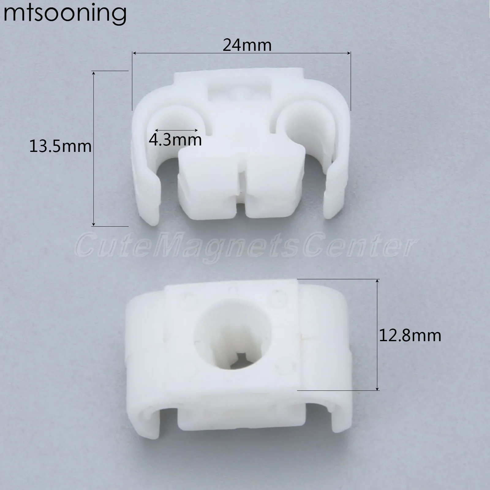 Держатель для тормозного кабеля mtsooning 20x крепеж корпуса трубы 811611797 VW Golf Jetta Passat Audi