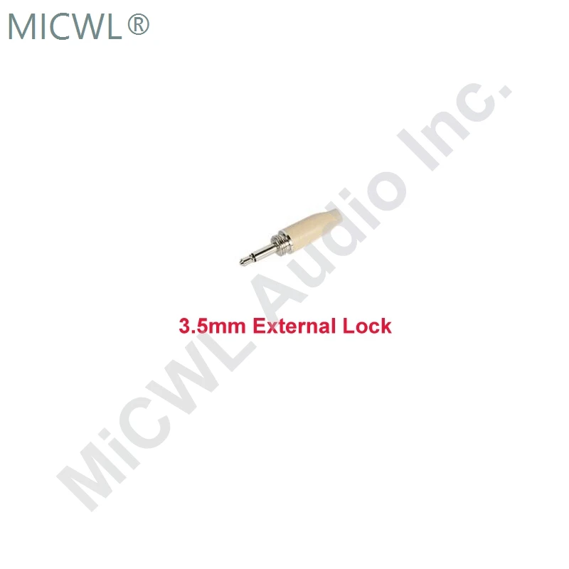 3.5mm Lock external Высококачественные наушники с двумя ушками микрофон для Shure аудиотехника Sennheiser MiPro беспроводной авиационный разъем безопасности - Цвет: 3.5mm Lock external