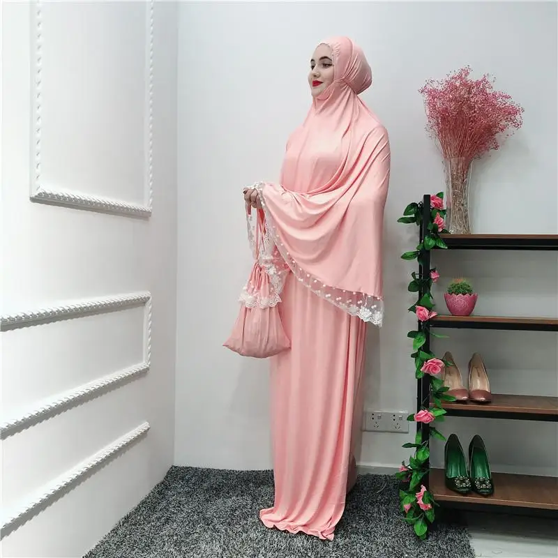 2 шт. abaya Robe Femme Рамадан мусульманское платье хиджаб Турция Кафтан Дубай женщины кафтан молитва Исламская одежда Ближний Восток Рамадан