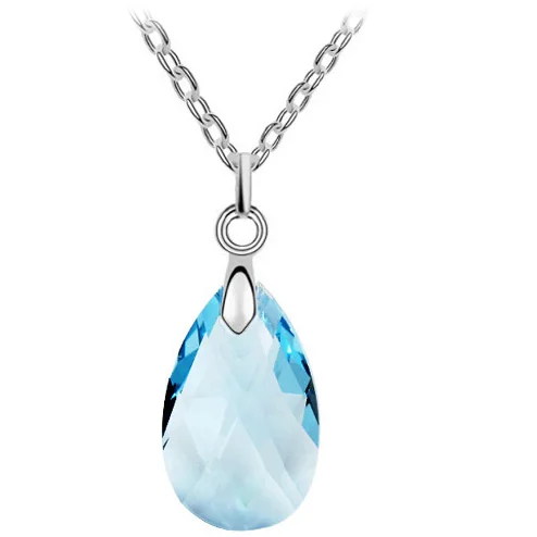 Ожерелье с подвеской кристаллом в виде воды|fashion jewelry|jewelry fashionjewelry free shipping |
