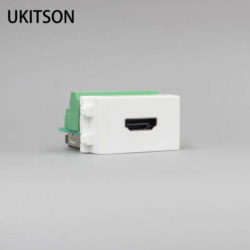 Сварка HDMI1.4 разъем с винтовым соединением HDMI слот гнездо модули 23x36 мм