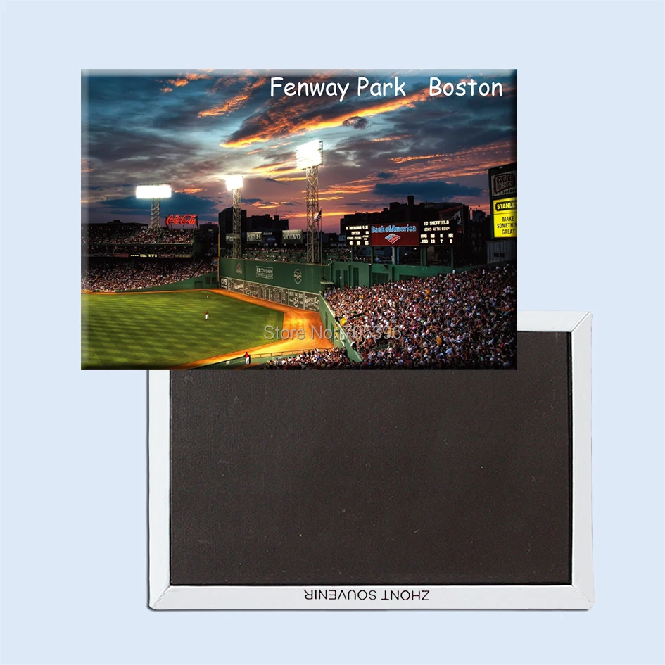 Туристические магниты для холодильника 78*54 мм магнит Fenway Park Boston сувенирные
