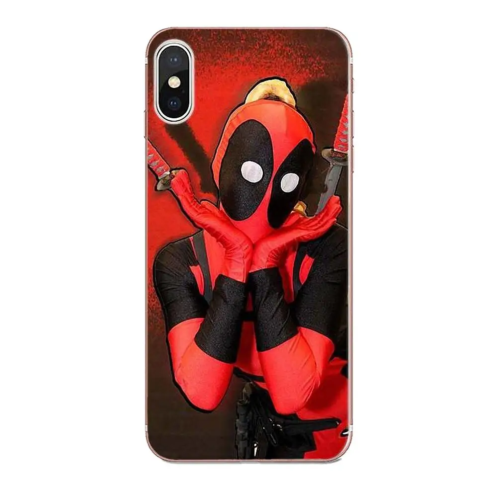 Крутой для Xiaomi Note 3 Marvel Hero Deadpool 4 Mi3 Mi4 Mi4C Mi4i Mi5 Mi 5S 5X 6 6X A1 Max Mix 2 мягкий хит