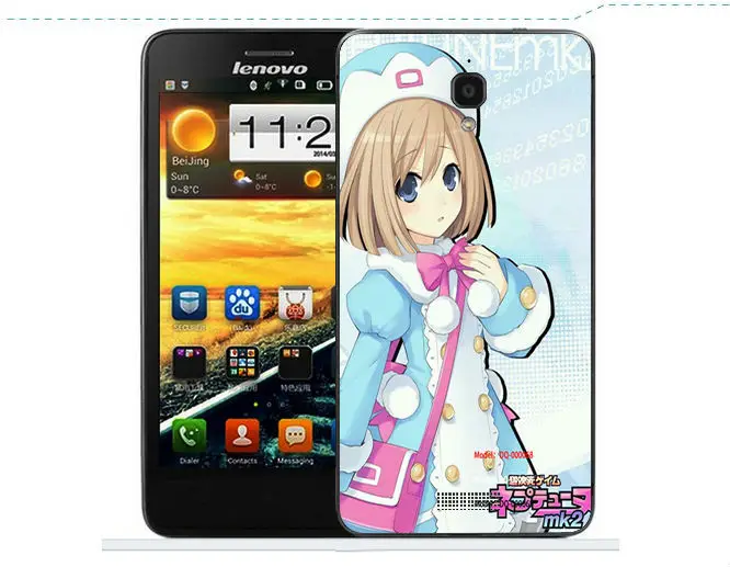 Free shipping matte hard plastic case cover for Lenovo S650 with screen film |