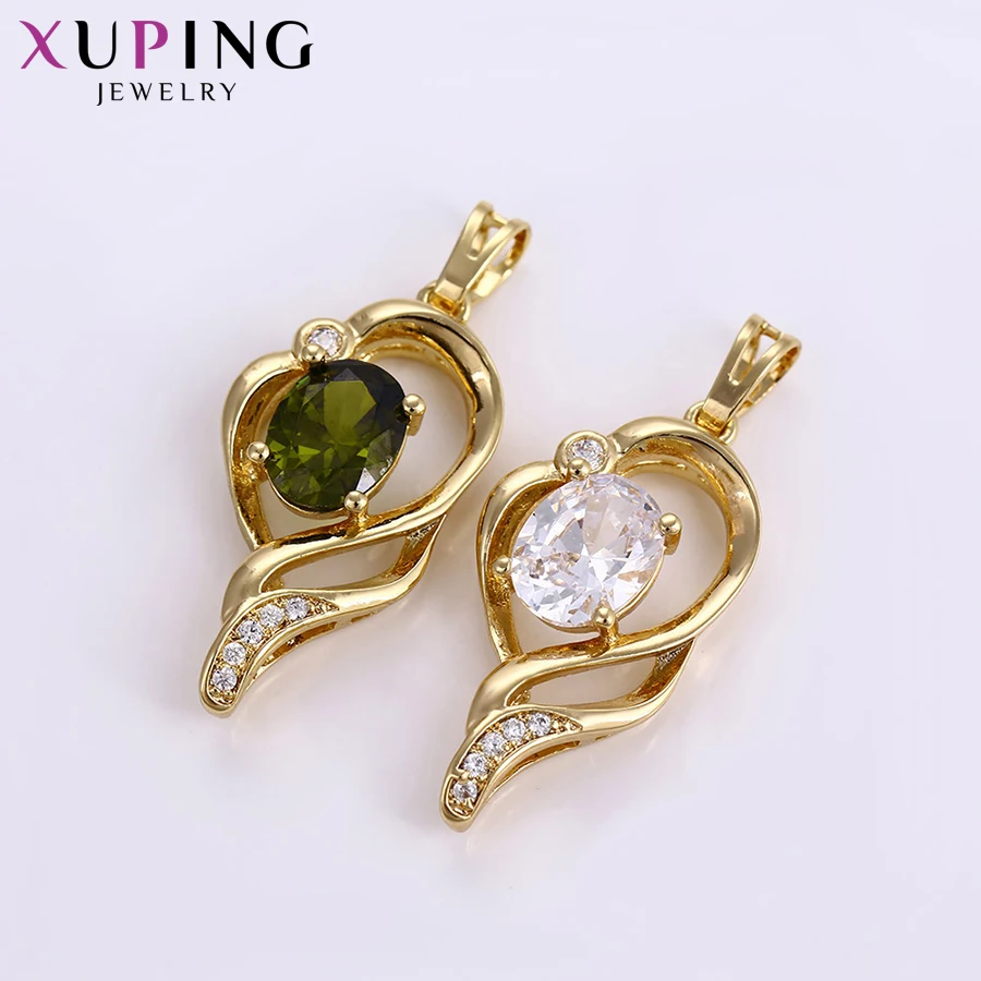 Ювелирные изделия Xuping Модный кулон неправильной формы с позолотой для женщин