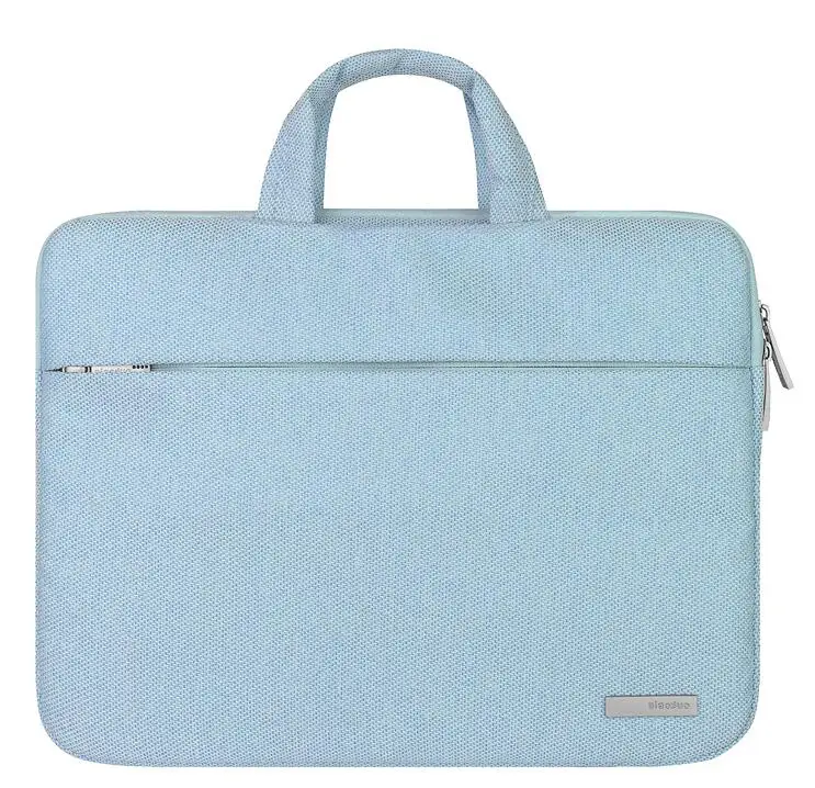 handbag blue Нейлоновая Модная Портативная сумка 11 12 13 14 15,4 15,6 чехол для ноутбука Xiaomi Macbook Air Pro acer Dell notebook Surface pro - Цвет: handbag blue