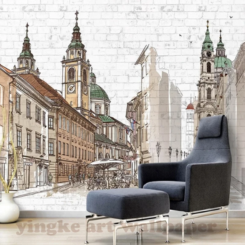 Пользовательские 3D фотообои для гостиной дивана фона телевизора Настенные обои