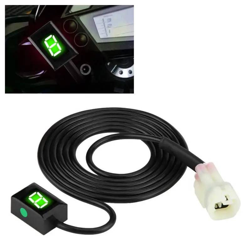 Мотоцикл ECU Plug Mount 6 скоростей цифровой индикатор шестерни рычаг переключения