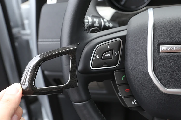 2 шт. для Land Rover Range Rover Evoque 2012- автомобильный Стайлинг ABS хромированный руль кнопка Крышка отделка Аксессуары
