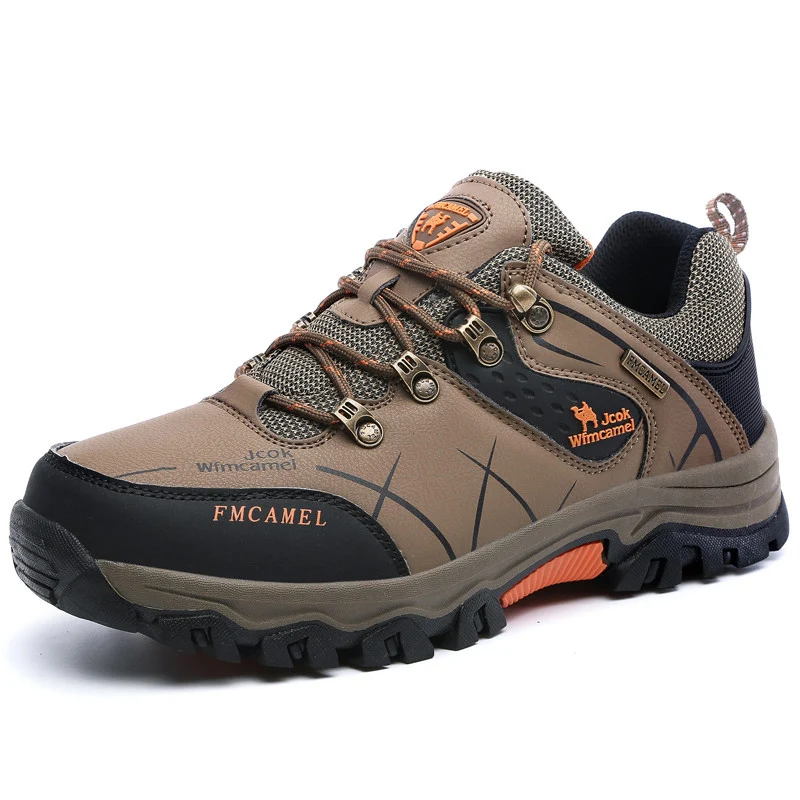 

New Arrival Men camel Tennis Trekking Hiking shoes outdoor hunting Breathable Waterproof Antiskid jogging Athletic sport shoes