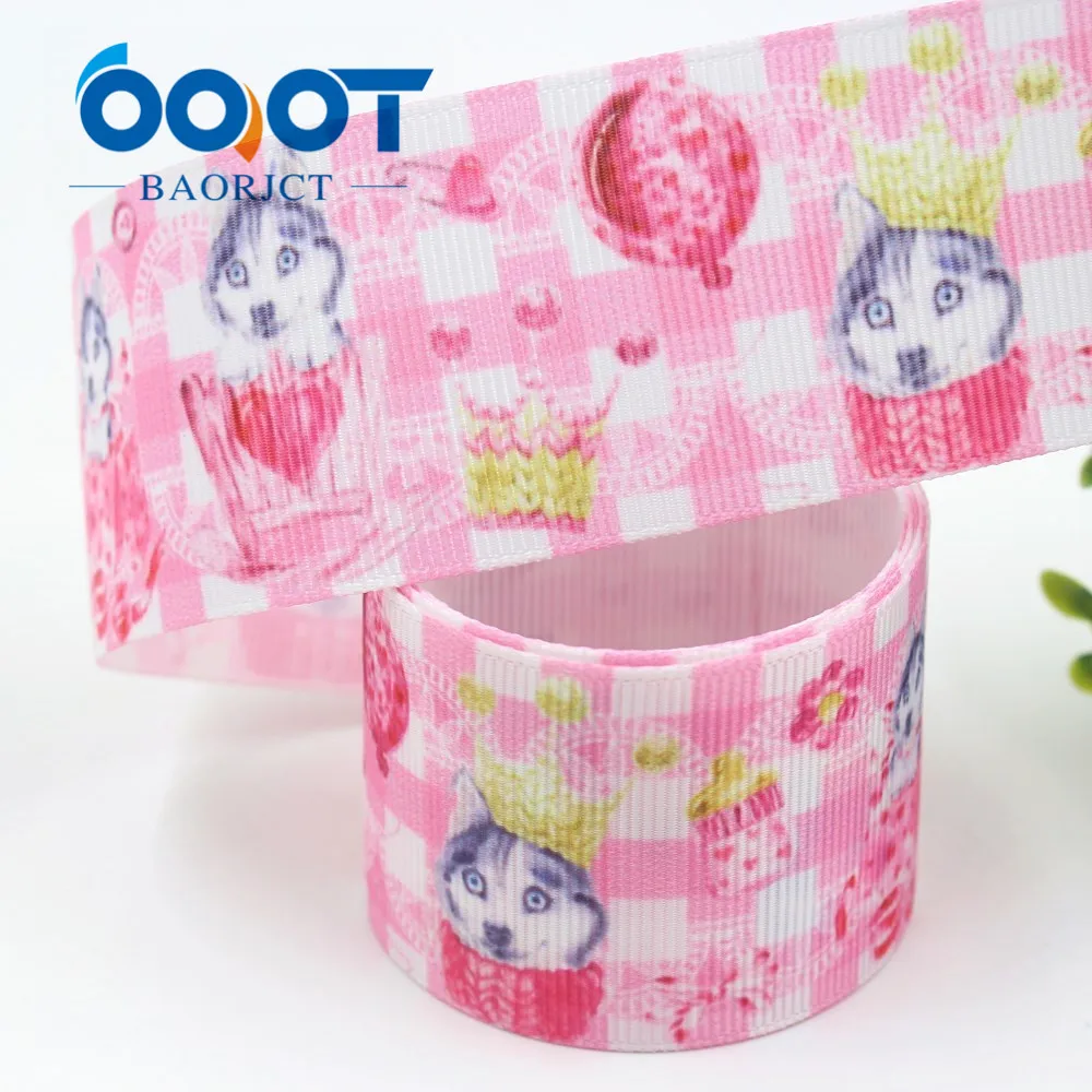 OOOT BAORJCT I-19711-1589, 38 мм 10 ярдов мультфильм термотрансферные печатные корсажные ленты, ленты ремесла, лук кепки DIY аксессуары
