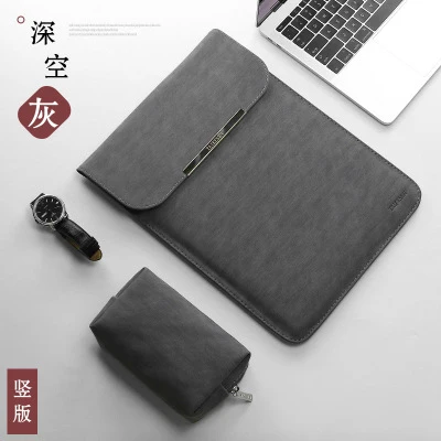 velvet dark gray s3 Скраб PU кожаный чехол для ноутбука 15,6 14 для Macbook Air 13 Чехол Pro 11 12 15 матовый чехол для Xiaomi Mi ноутбука 12,5 13,3 - Цвет: velvet dark gray s3