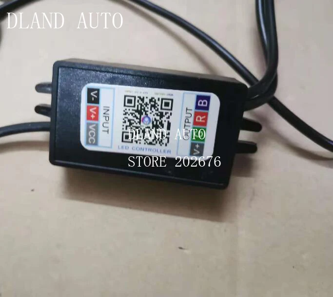 dland own app control rgb led evil eye demon lights for 2 5 inch mini projector h1 and some projector lenses too free global shipping