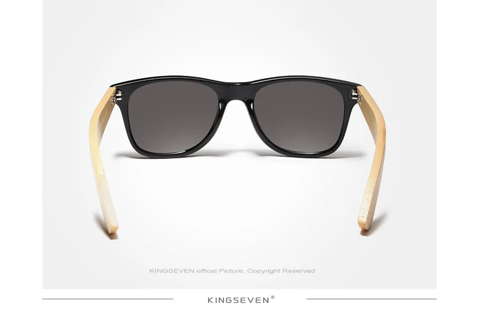 KINGSEVEN, оригинальные мужские Поляризованные бамбуковые солнцезащитные очки, женские деревянные солнцезащитные очки, мужские брендовые деревянные очки Oculos de sol masculino