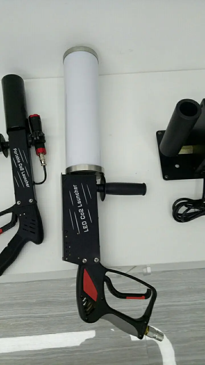 TP-T04 New Advanced Led CO2 Jet Machine DMX With 4Meter Hose Stage Gun RGB Color DJ Equipment Hi-Quality | Лампы и освещение