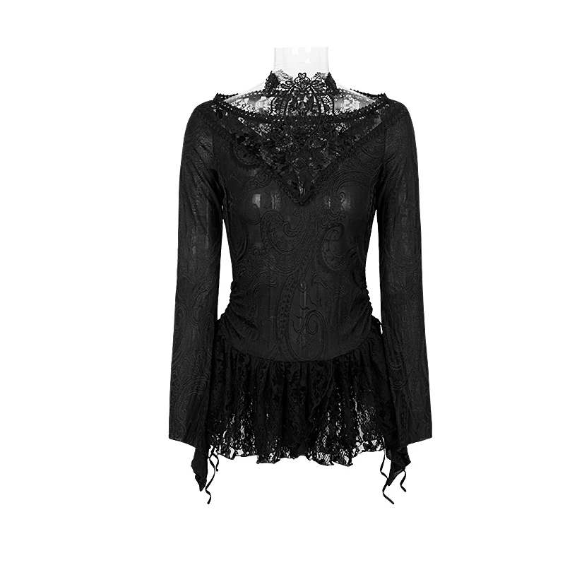 Женская футболка без бретелек с глубоким V образным вырезом|t-shirt t-shirt|gothic t-shirtpunk