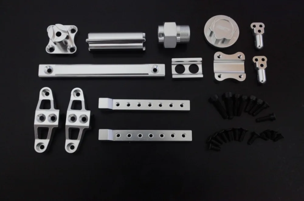 

baja 5T. 5SC Spare wheel carrier set. sliver color 66072