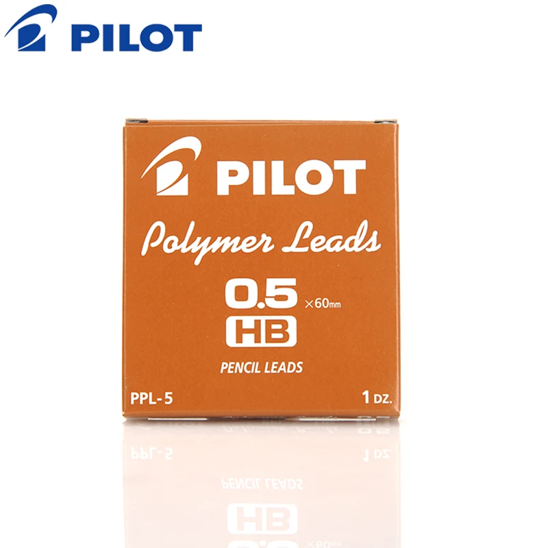 PILOT Polymer Lead 10 трубок/лот механические стержни для карандаша 0 3 мм/0 5 7 мм 60 2B/HB PPL