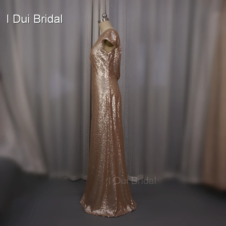 Badgley Mischka с блестками платье для невесты Фата Шампань розовое золото Свадебная