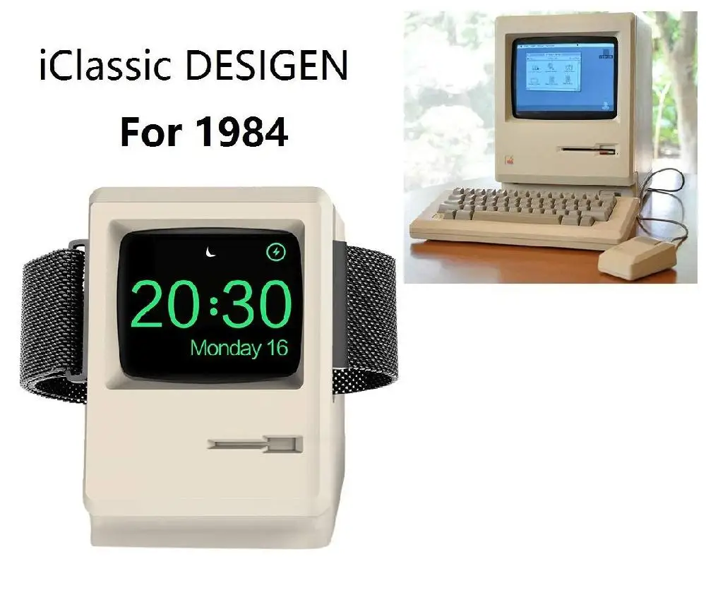 EastVita Ретро зарядная док-станция зарядная станция для Apple Watch серии 1/2 38 мм 42 мм зарядный Настольный держатель док-станция с кабелем