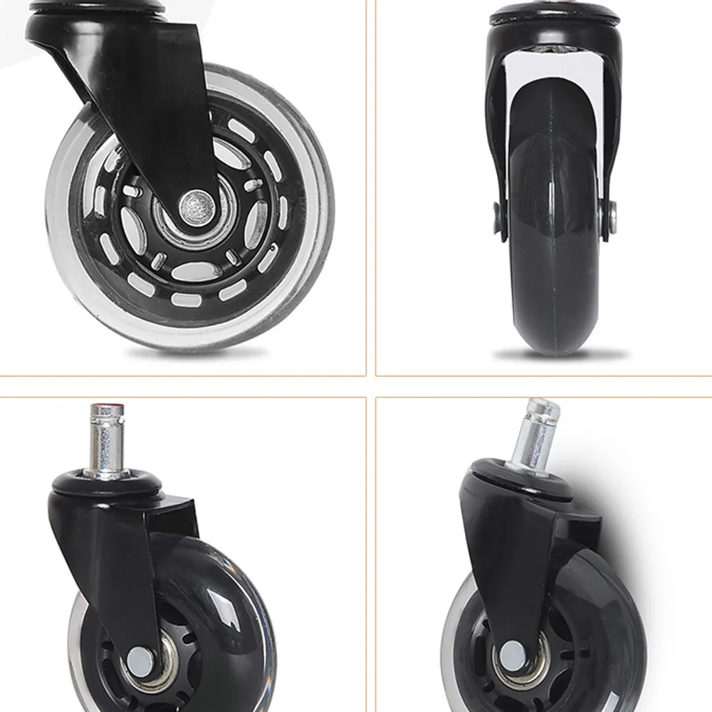 Полиуретановая мебель универсальные колеса прозрачные поворотные колесики для