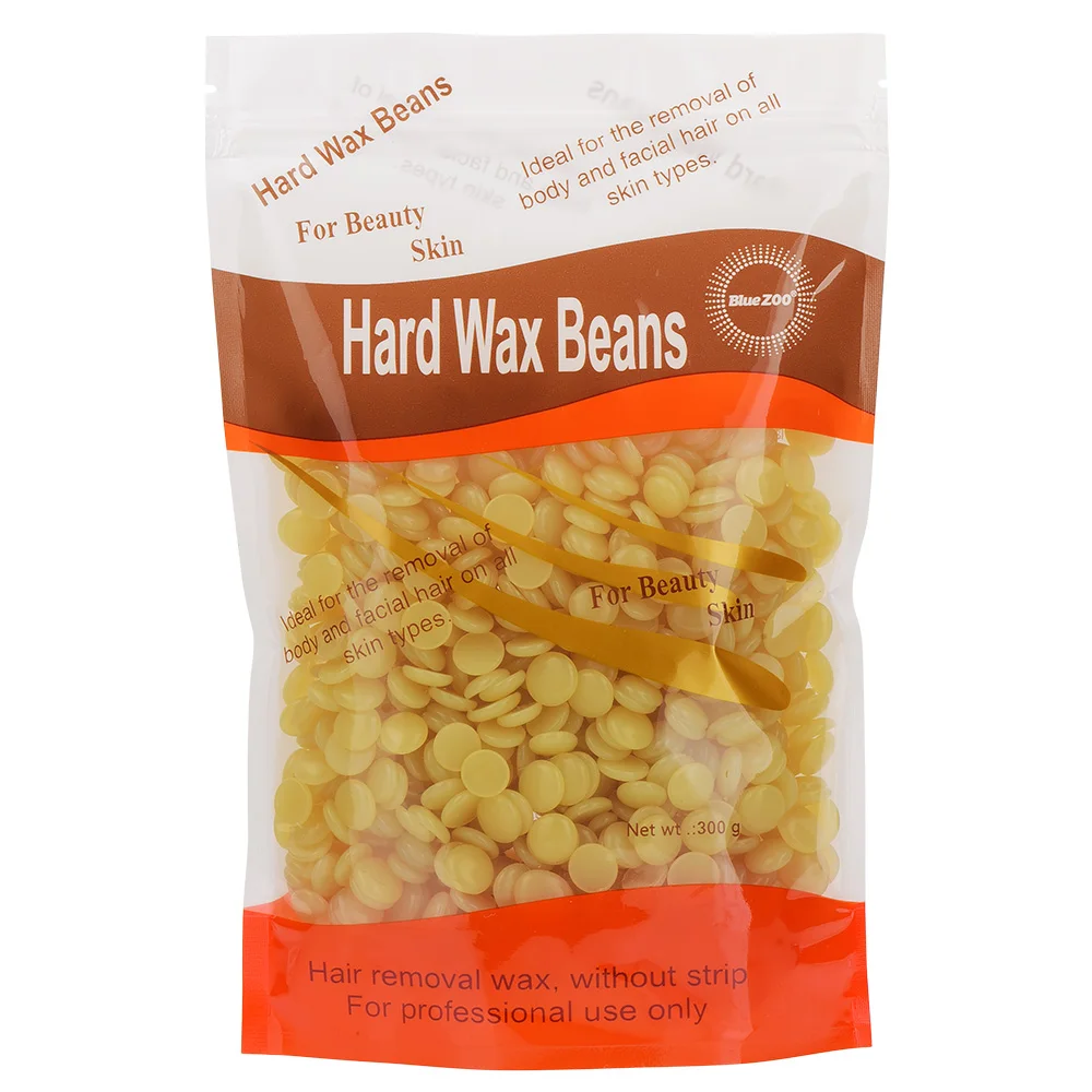 300g Honey beans No Strip Depilatory Hot Film Hard Wax Pellet Waxing Bikini Face Hair Removal Bean For Women Men | Красота и здоровье