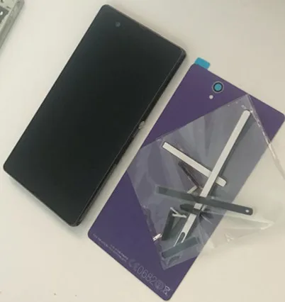 ЖК дисплей для SONY Xperia Z сенсорный экран дигитайзер с рамкой задняя крышка LCD L36H C6603