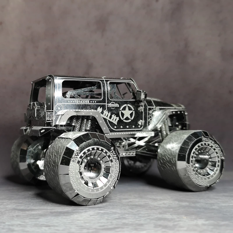 Машина WARNGLER NANYUAN I32205 головоломка 4WD Jeep модель сборки из металла развитие рук-на 3