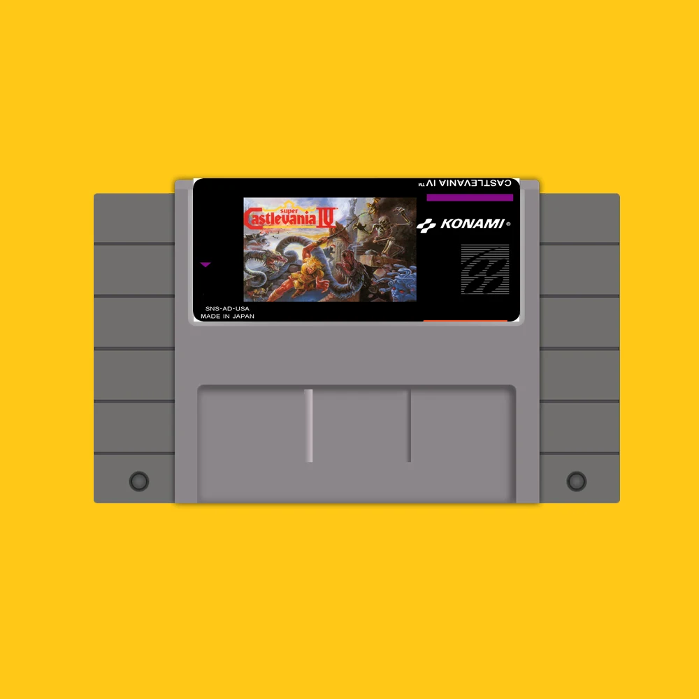 Горячая 46 Pin 16 бит NTSC игровой Картридж каслания IV|castlevania iv|16 bit16 bit game cartridge |
