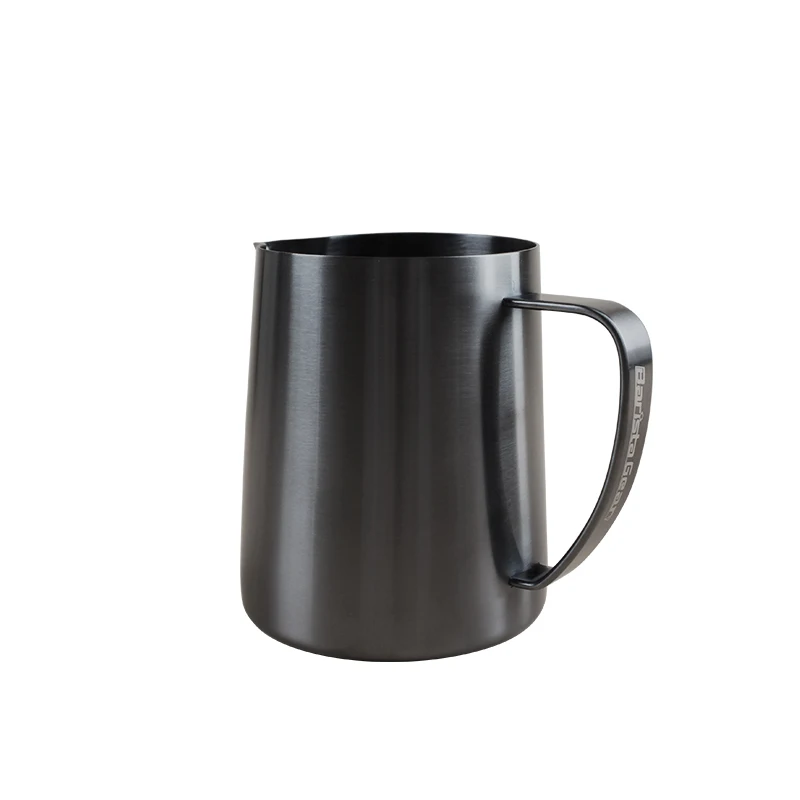 Barista gear кувшин для вспенивания молока, кувшин для кухни, кофе из нержавеющей стали, эспрессо, латте, 350 мл/600 мл/710 мл/ - Цвет: Black matte 350ml