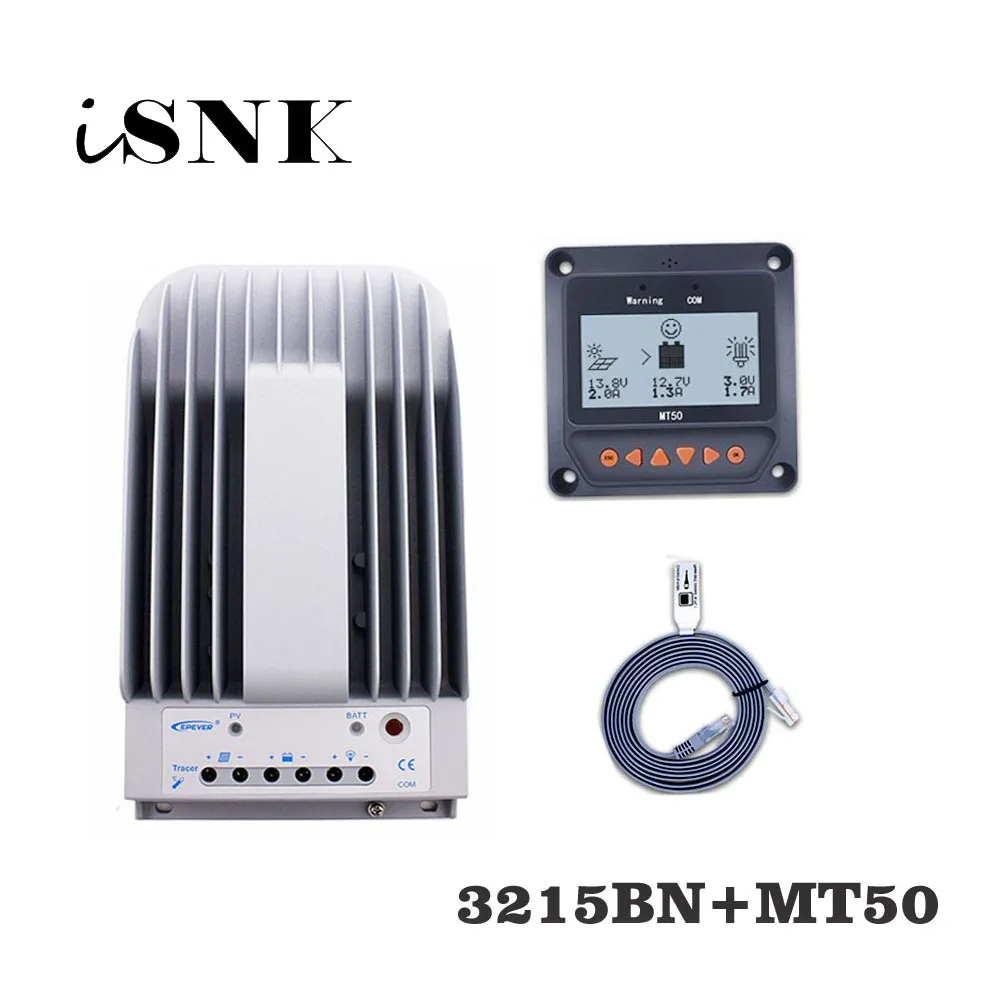 Tracer3215BNN 30A MPPT Контроллер заряда батареи зарядное устройство управления 3215BN с MT50