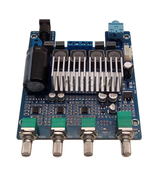 DC12 24V 50 Вт + TPA3116D2 высокопроизводительный цифровой усилитель чип стереофонический