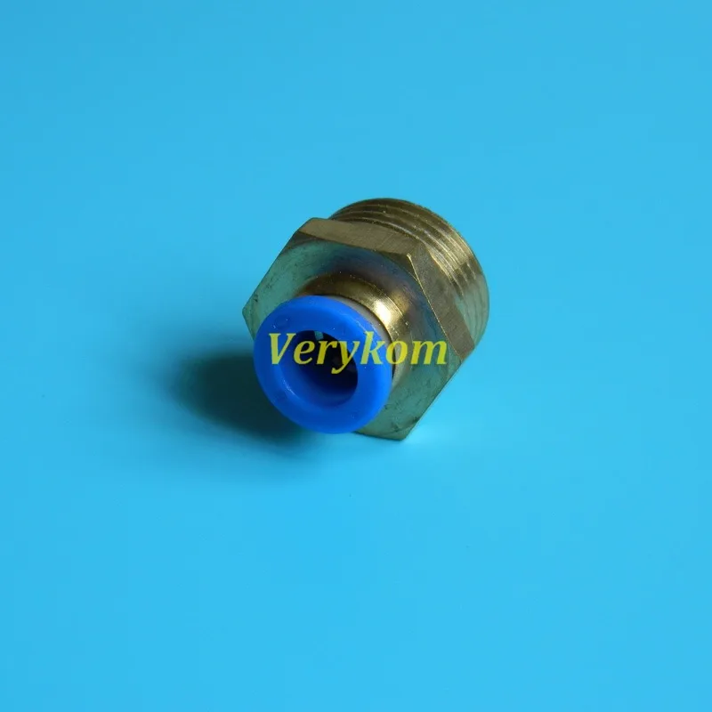 Оптовая продажа 100 шт./лот мужские прямые пневматические 6 мм трубки Push In M5 M6 M8