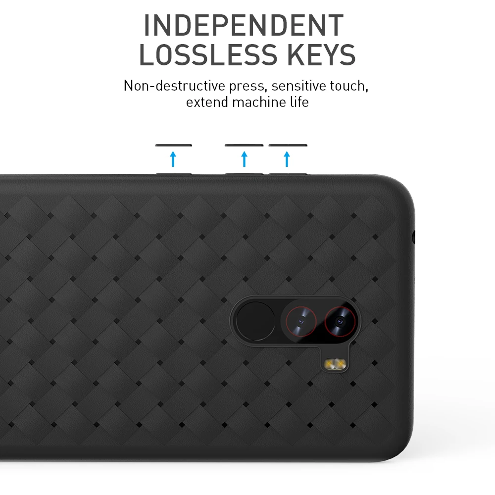 KEYSION супер мягкий чехол для телефона Xiaomi Pocophone F1 роскошные тканевые чехлы Poco