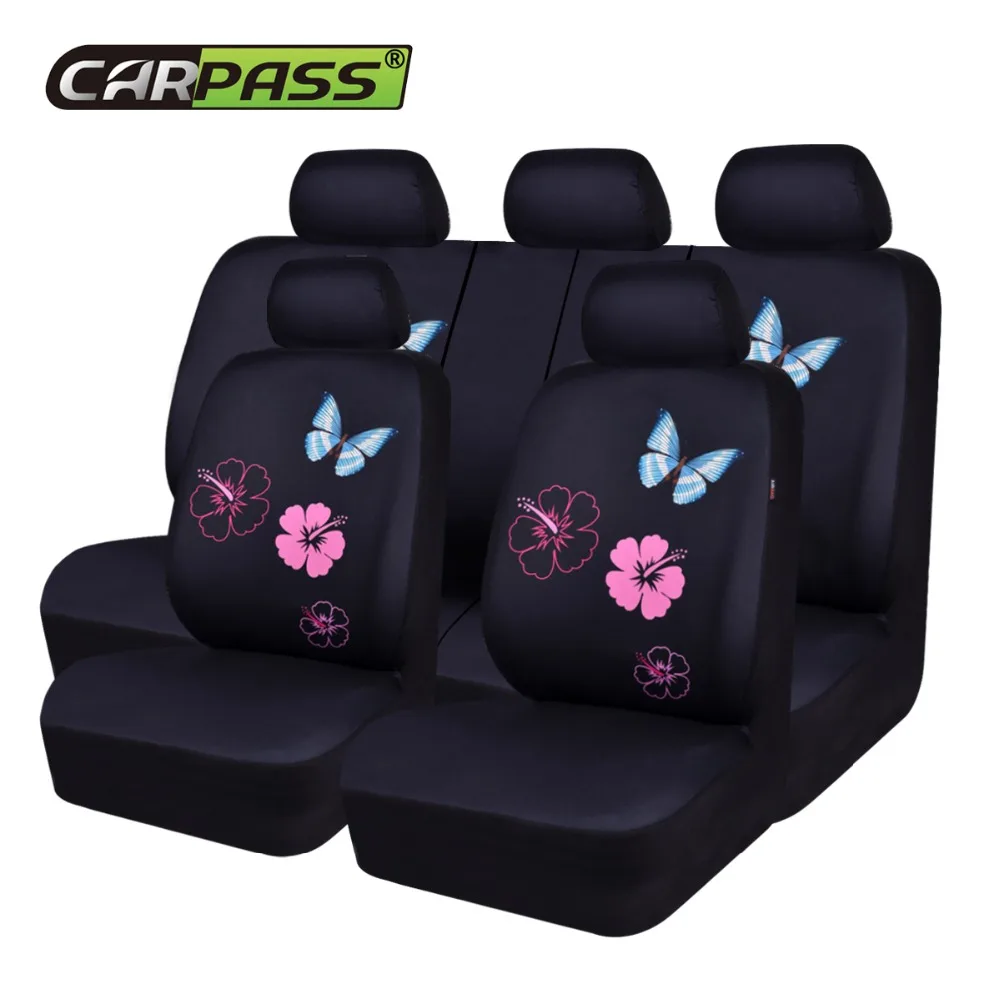 Car-pass Universal Car Seat Covers Butterfly Cover For Cars,Suv Car Interior Accessories