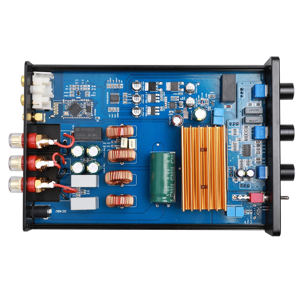 K. GUSS AD21 Класс D HIFI аудио TPA3255 2 1 Bluetooth (IIS) DAC PCM5100 усилитель мощности 150 Вт + 300