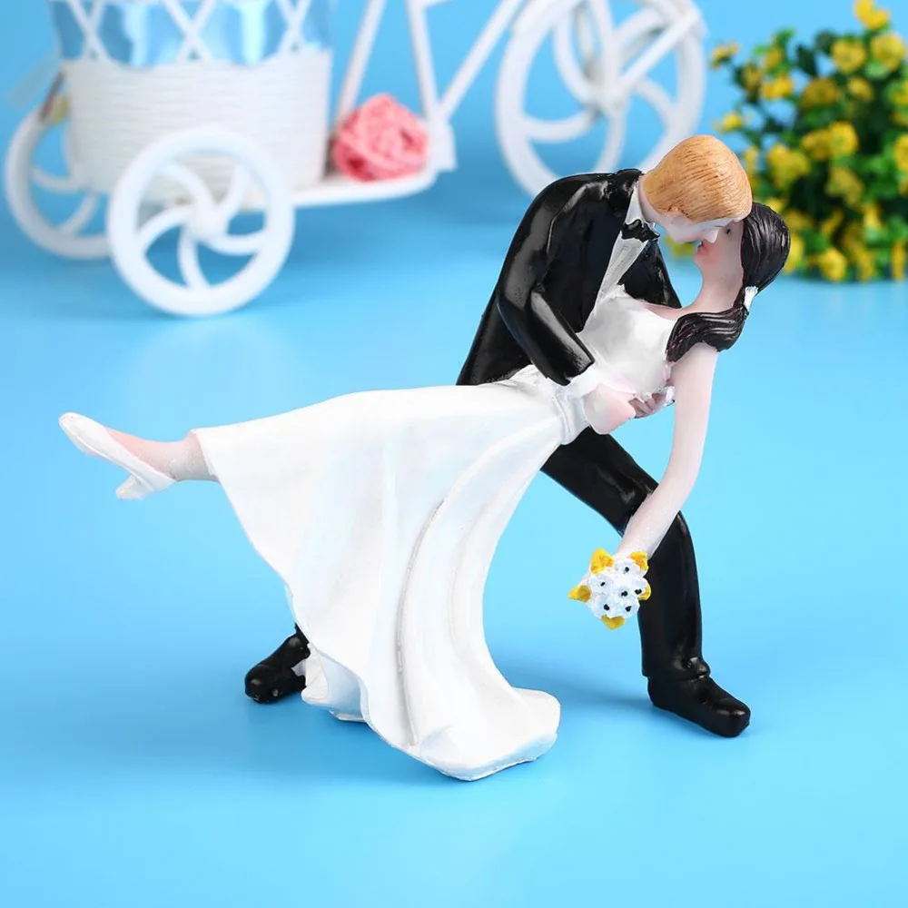 Элегантные фигурки для торта из синтетической смолы|mariage figurine|bride groom cake topperbride |