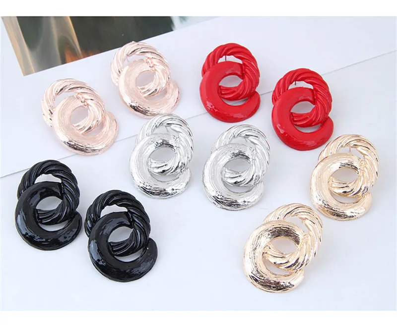 Женские серьги-гвоздики Kymyad гометрические серьги ручной работы 2018 | Украшения и