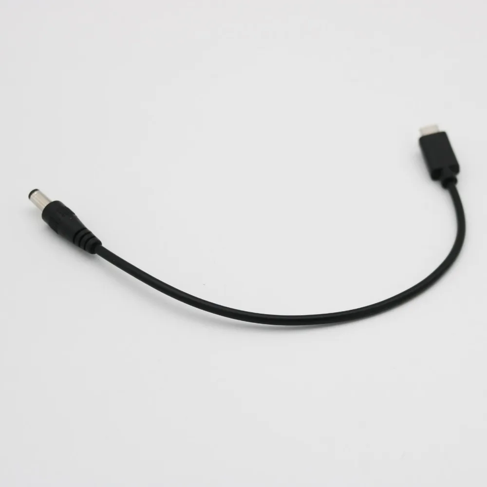 1 шт. USB 3 Type C штекер для DC 5 мм x 2 силовой зарядный кабель Apple Mac Macbook 25 см|Кабели